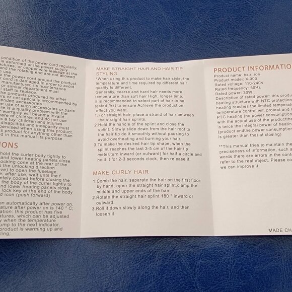 Miel Beauty Professional Negative Ion Hair Iron Curler NIB - Picture 15 of 15